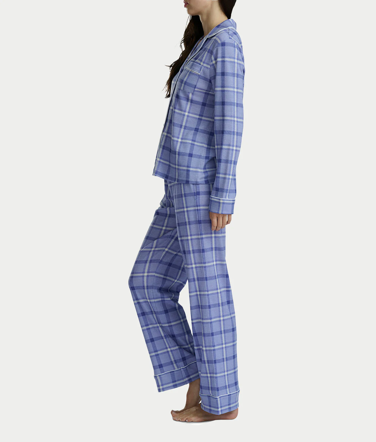 Notch Collar Woven Pajama Set - Image 35