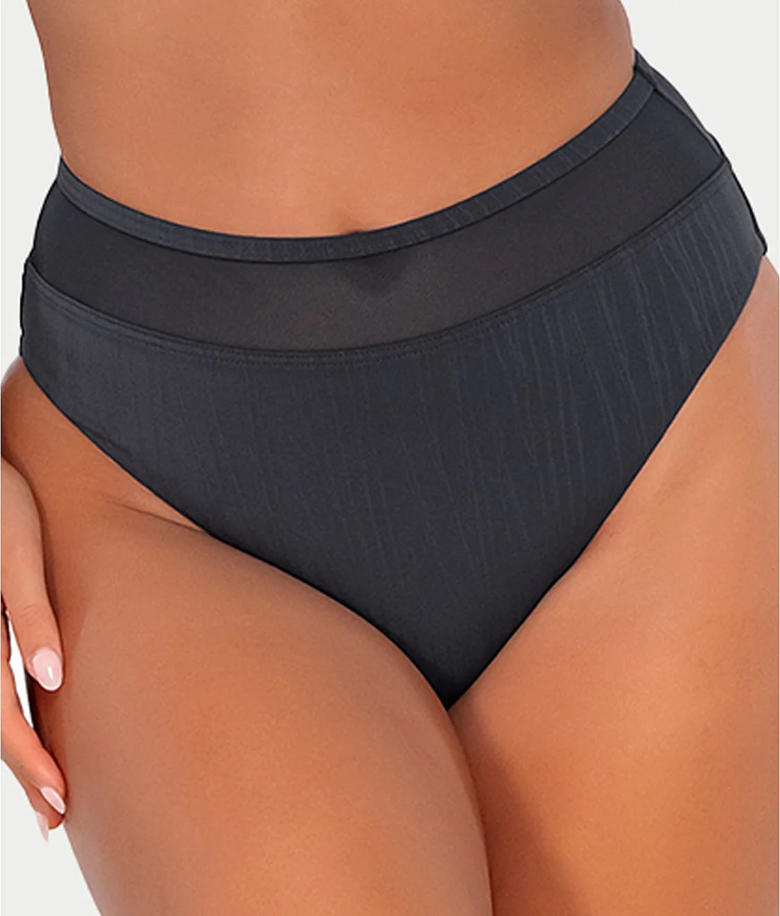Annie High-Waist Bikini Bottom - Image 20