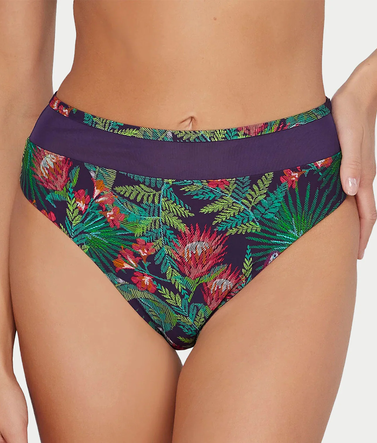 Annie High-Waist Bikini Bottom - Image 28