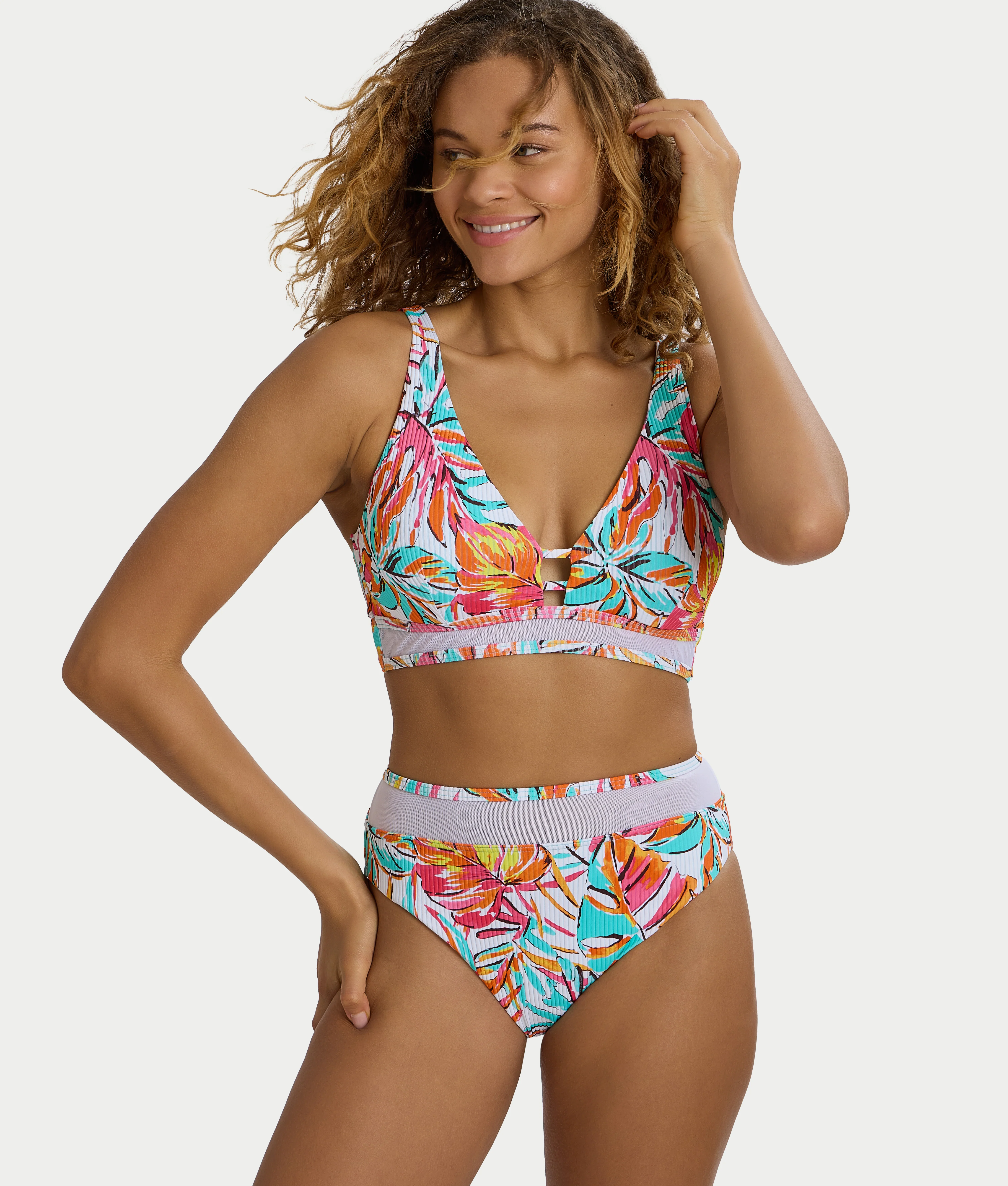 Annie High-Waist Bikini Bottom - Image 31