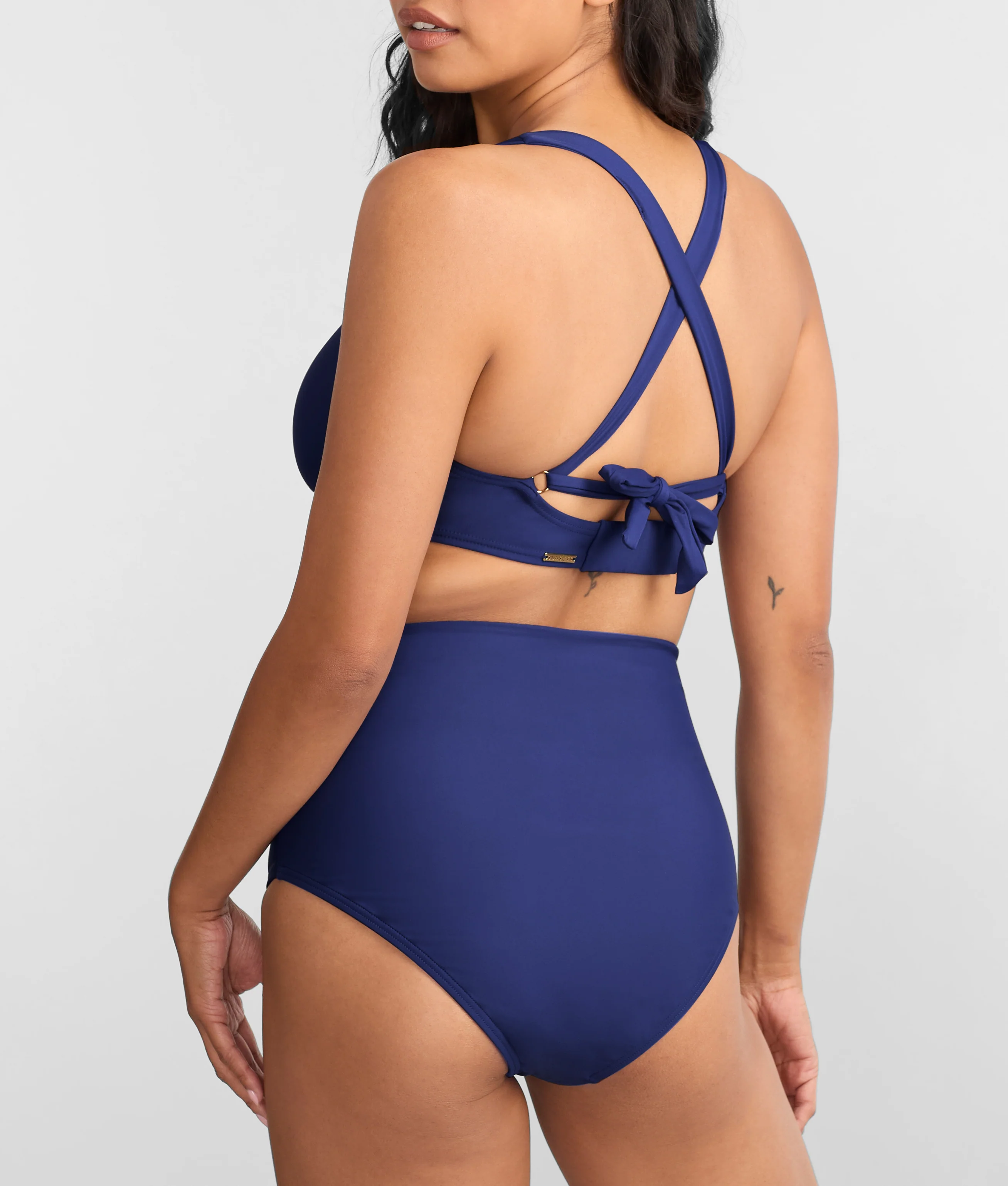 Capri Fold-Over High Waist Bikini Bottom - Image 11
