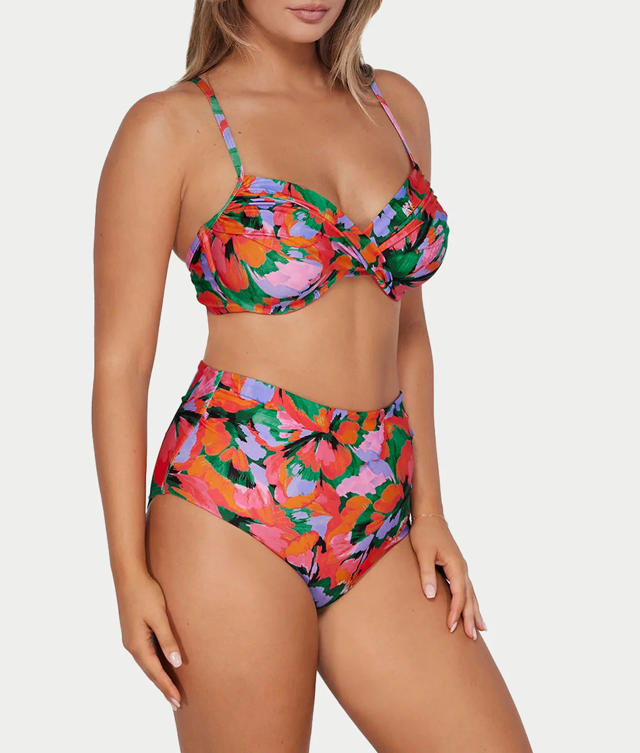 Capri Fold-Over High Waist Bikini Bottom - Image 33