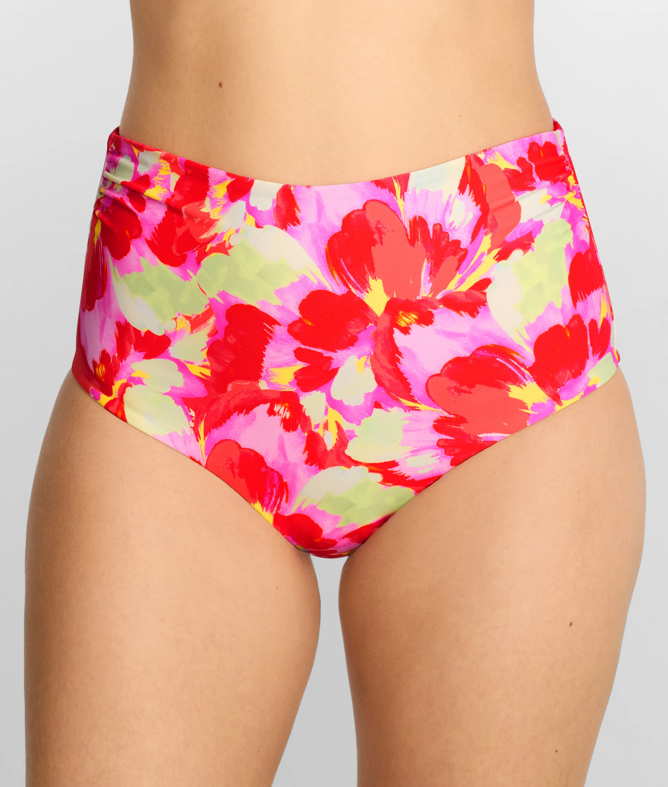 Capri Fold-Over High Waist Bikini Bottom - Image 40