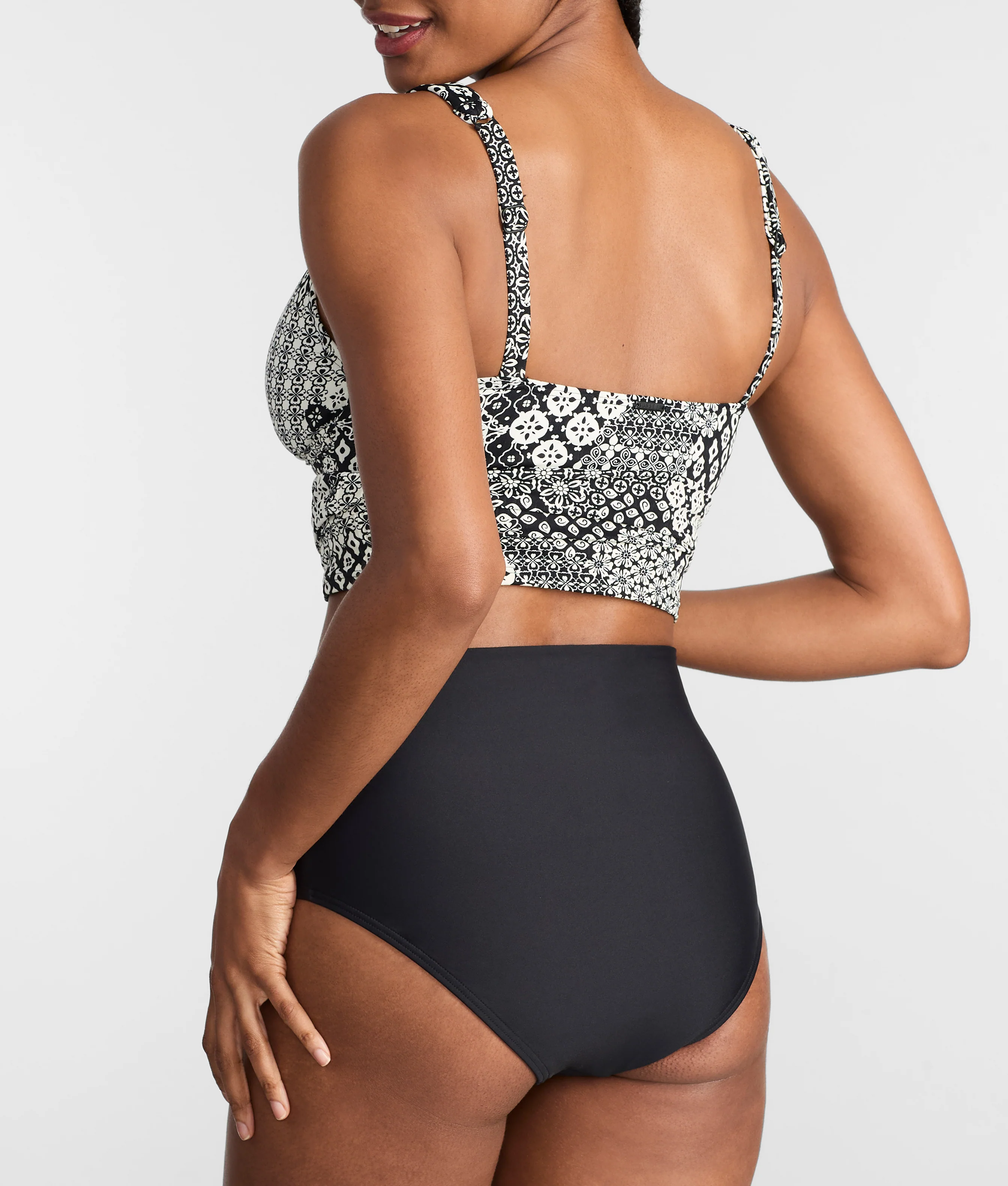 Capri Fold-Over High Waist Bikini Bottom - Image 6