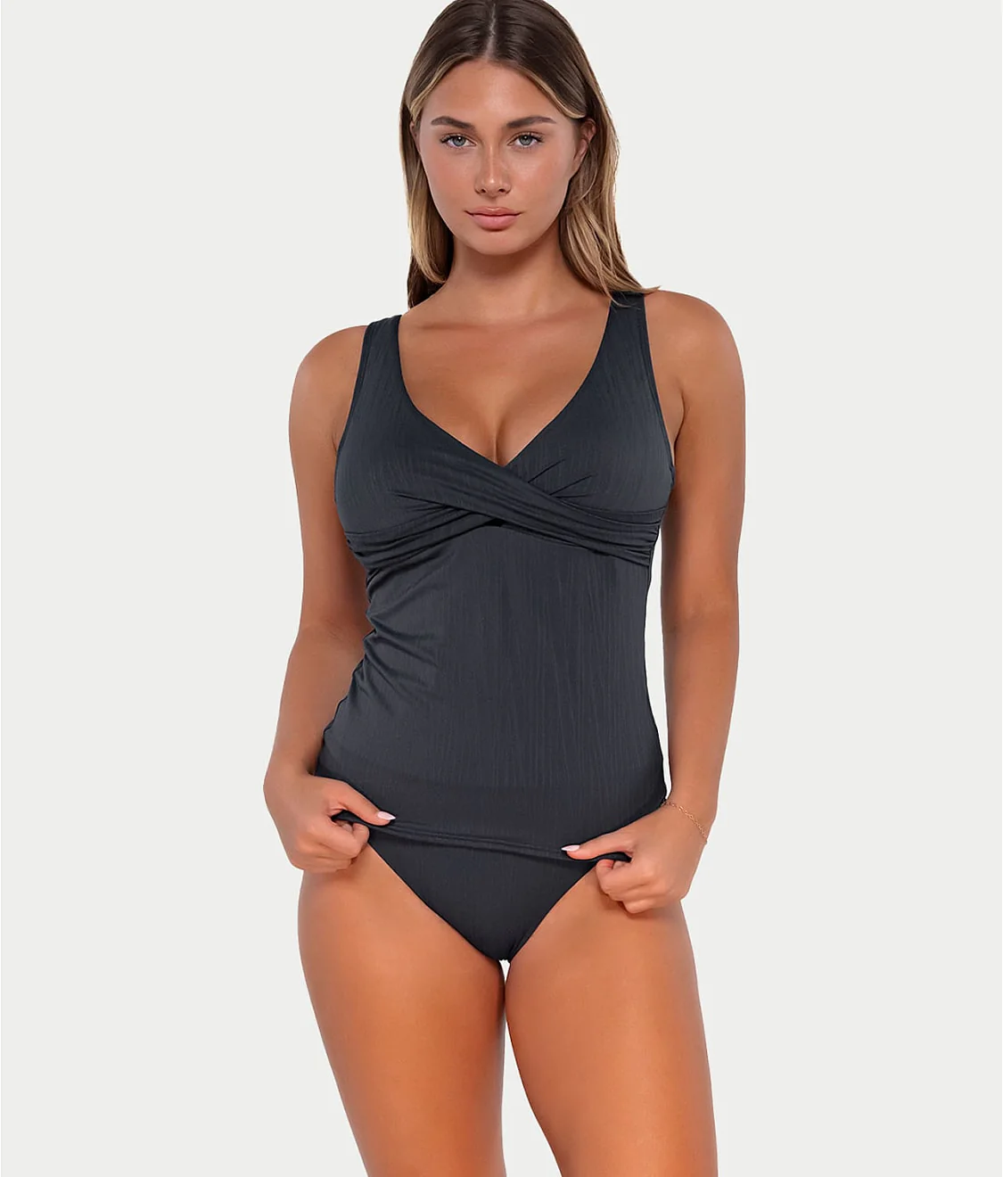 Elsie Underwire Wrap Tankini Top - Image 11
