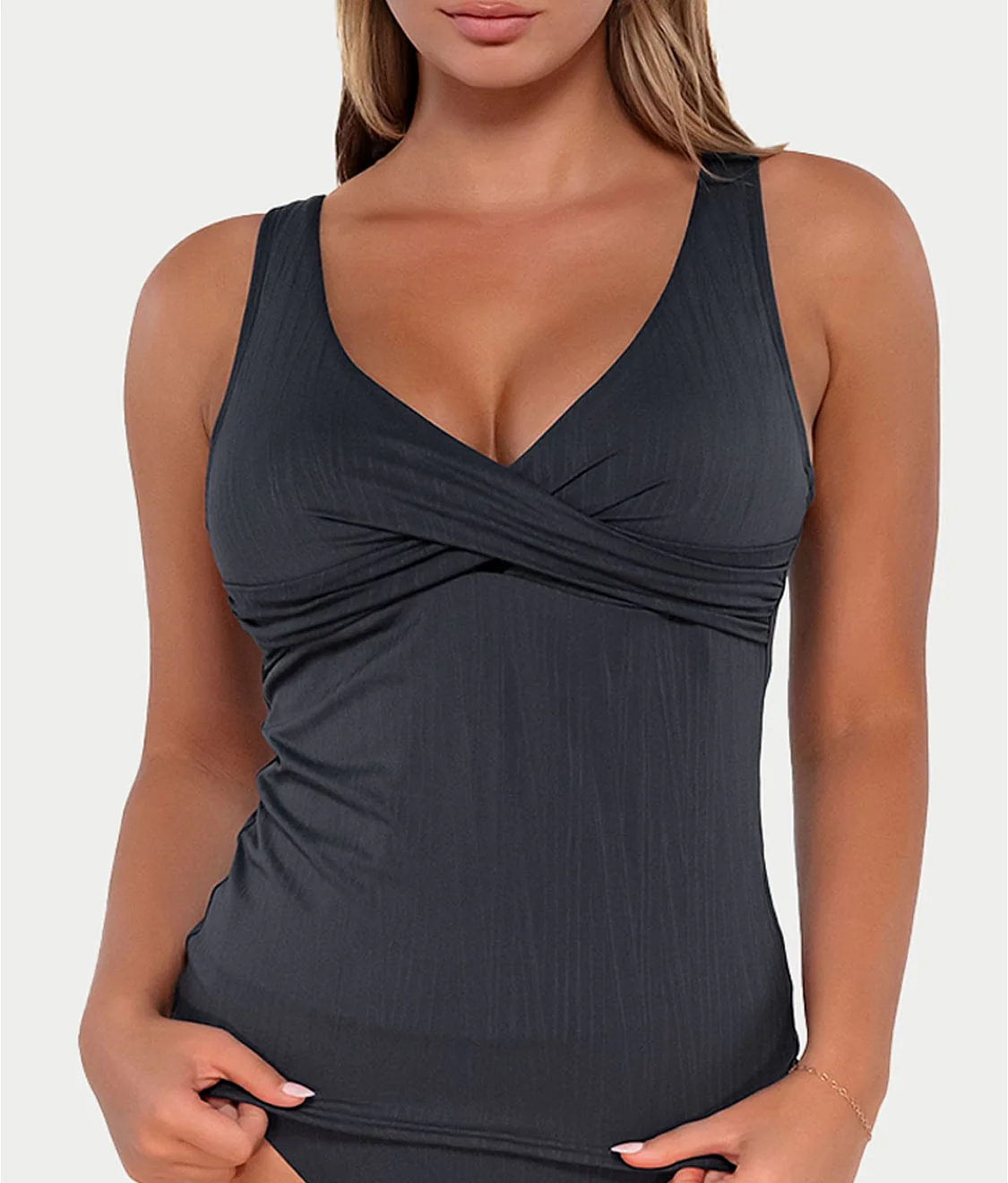 Elsie Underwire Wrap Tankini Top - Image 15