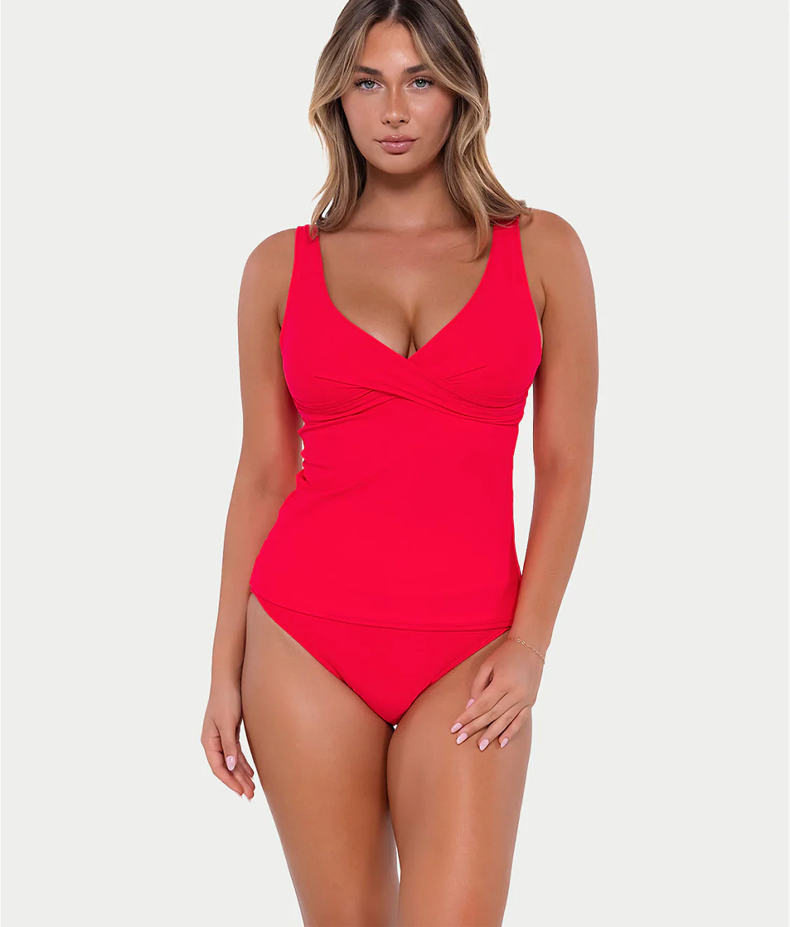 Elsie Underwire Wrap Tankini Top - Image 5