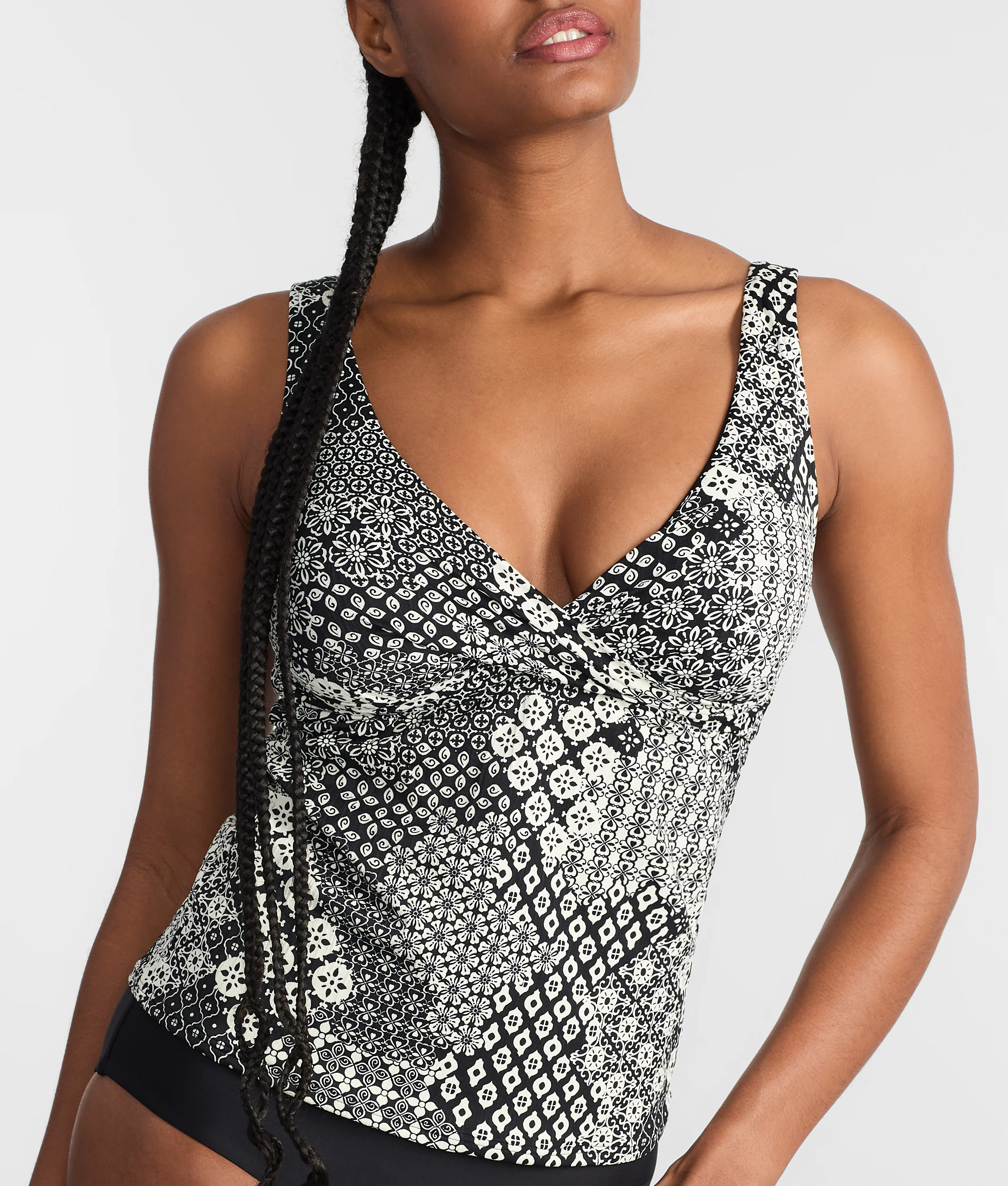 Elsie Underwire Wrap Tankini Top - Image 54