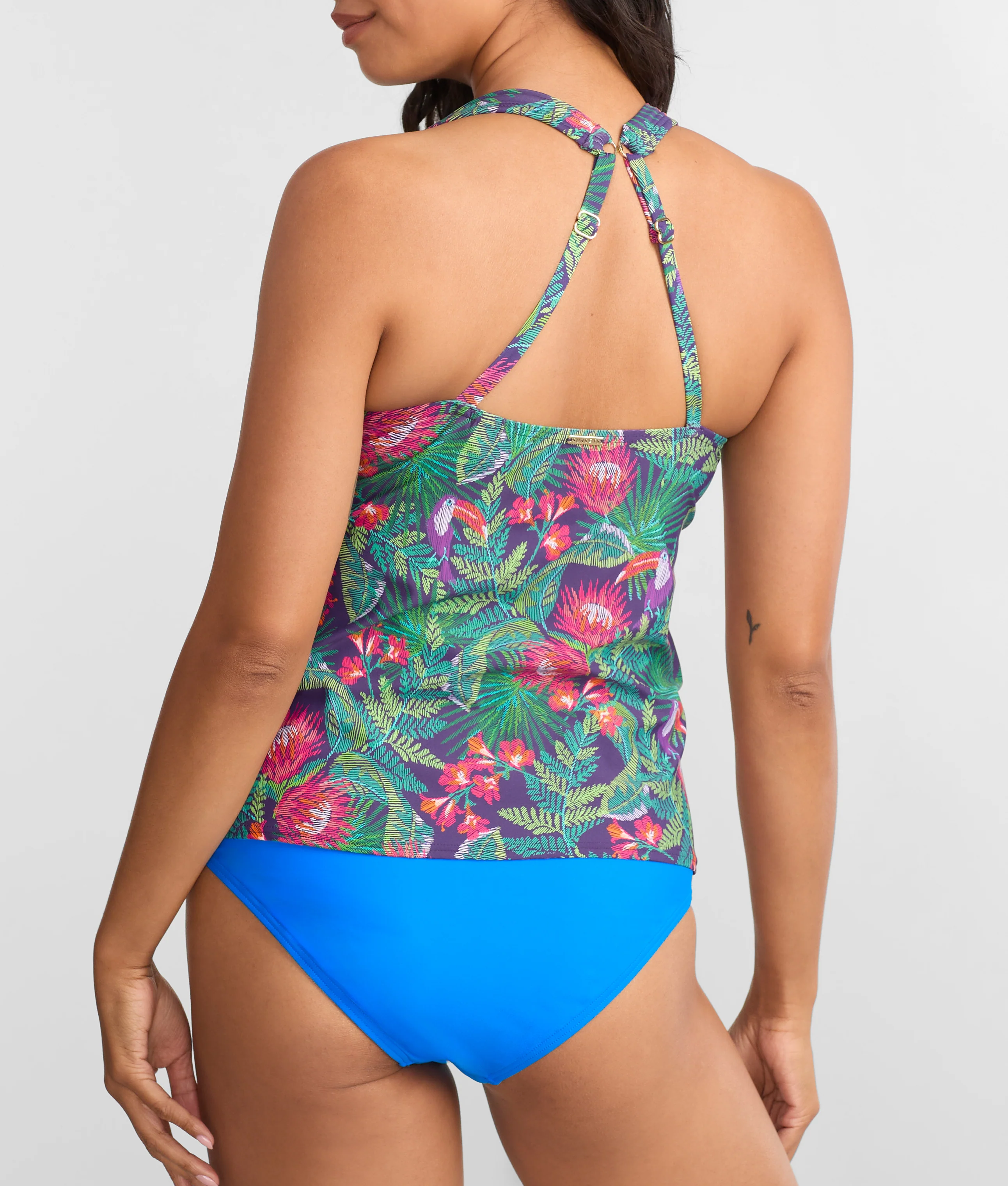 Elsie Underwire Wrap Tankini Top - Image 58
