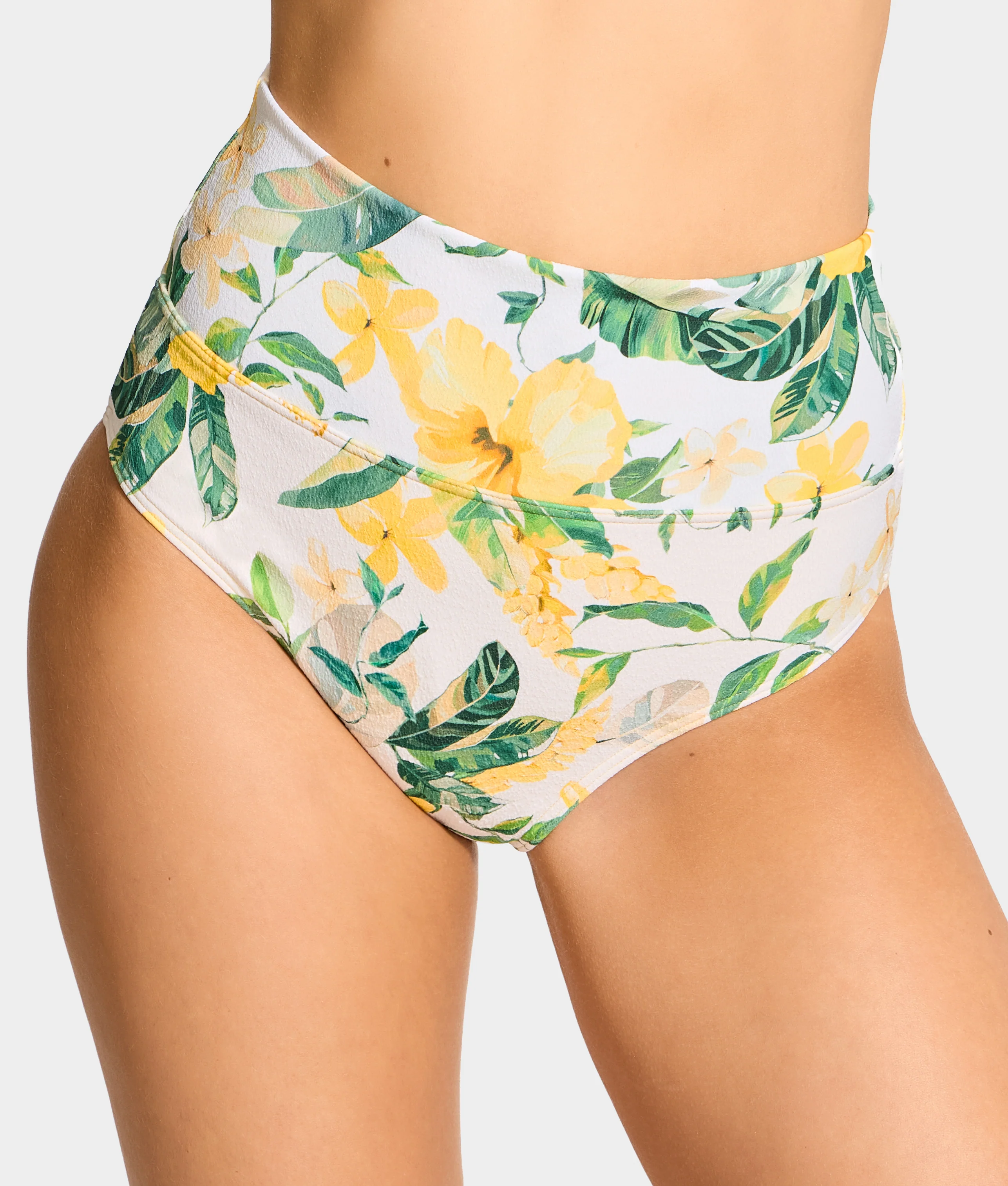 Hannah Fold-Over High-Waist Bikini Bottom - Image 101