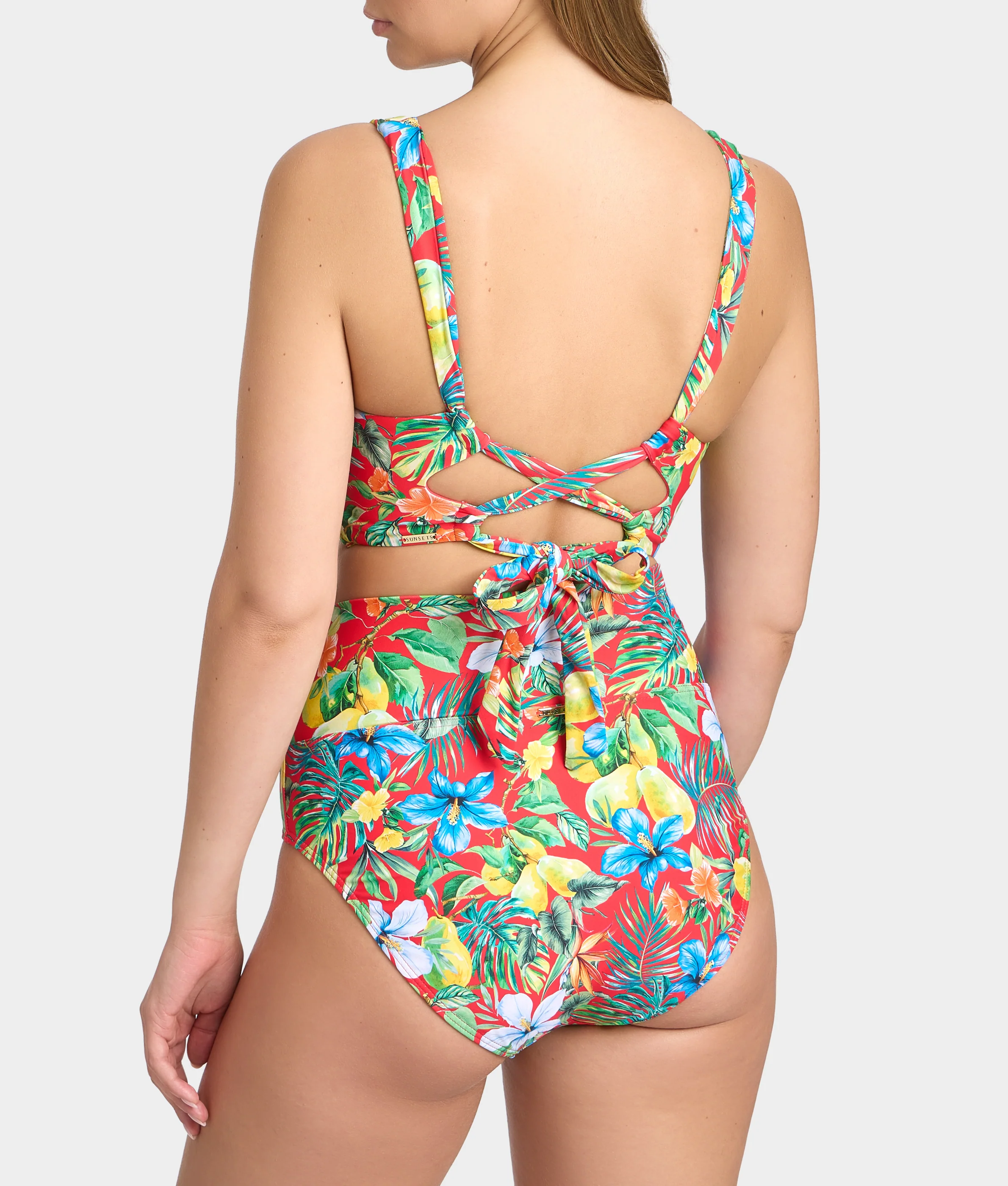 Hannah Fold-Over High-Waist Bikini Bottom - Image 107