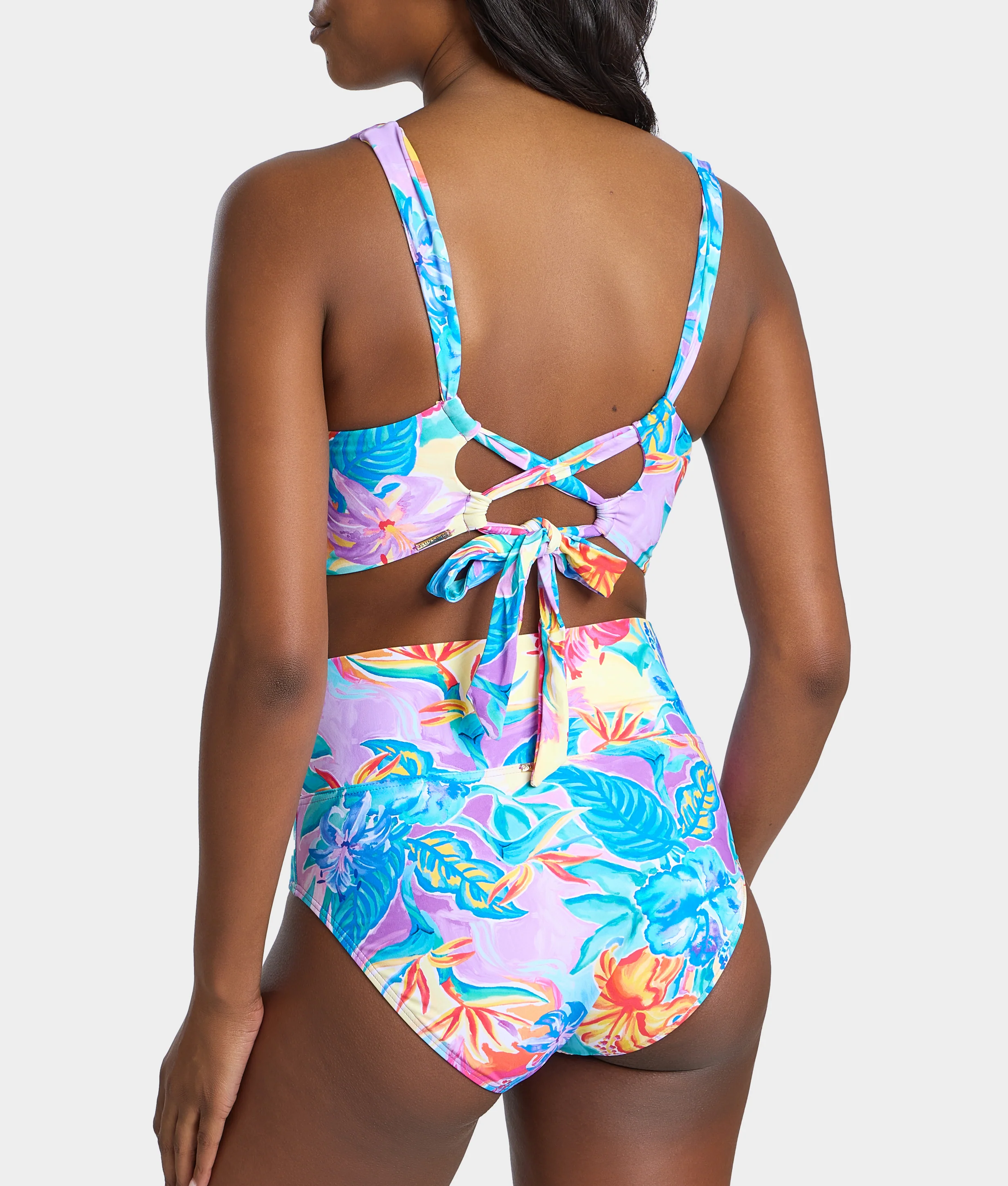 Hannah Fold-Over High-Waist Bikini Bottom - Image 11