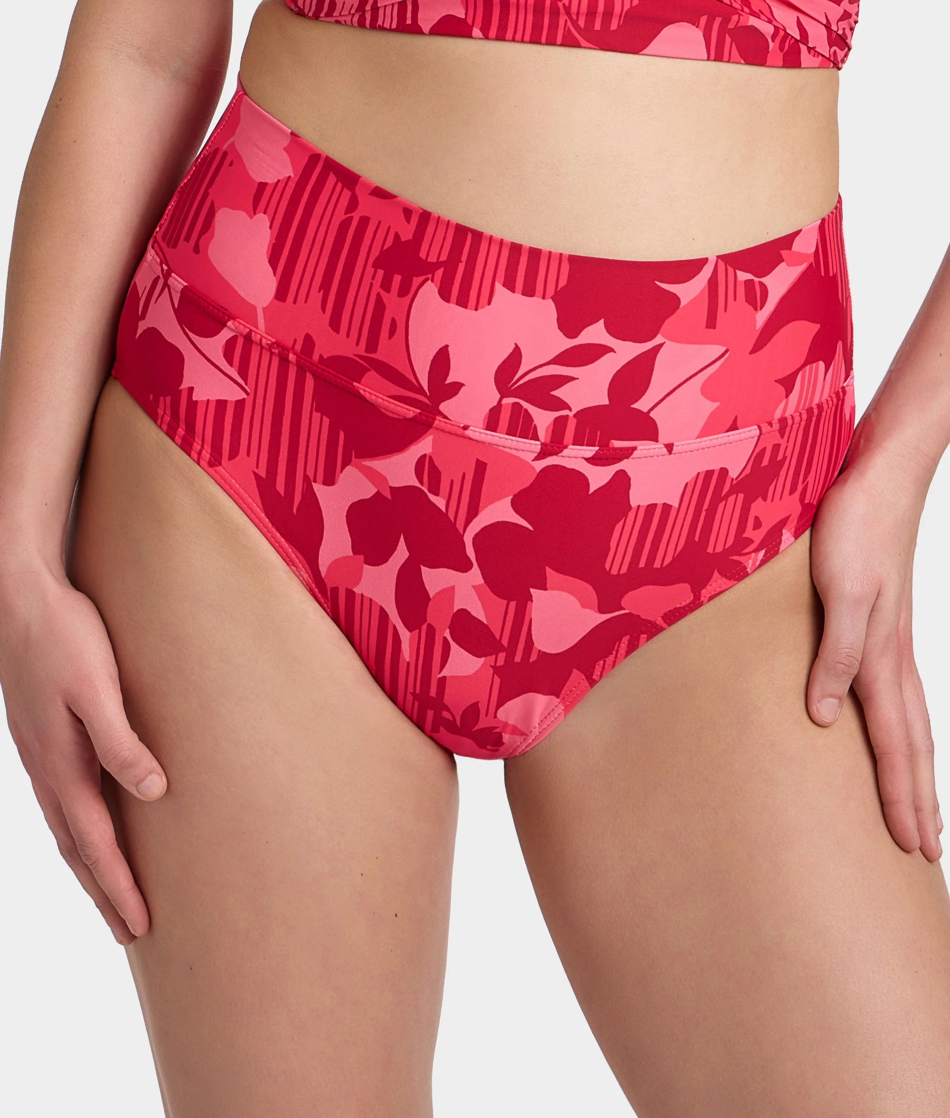 Hannah Fold-Over High-Waist Bikini Bottom - Image 115