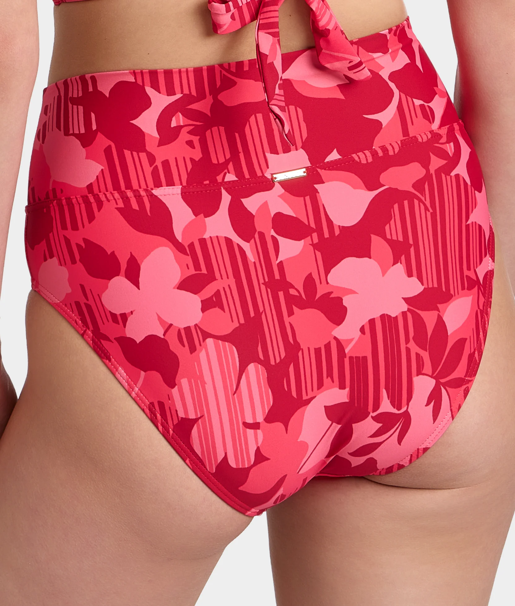 Hannah Fold-Over High-Waist Bikini Bottom - Image 116