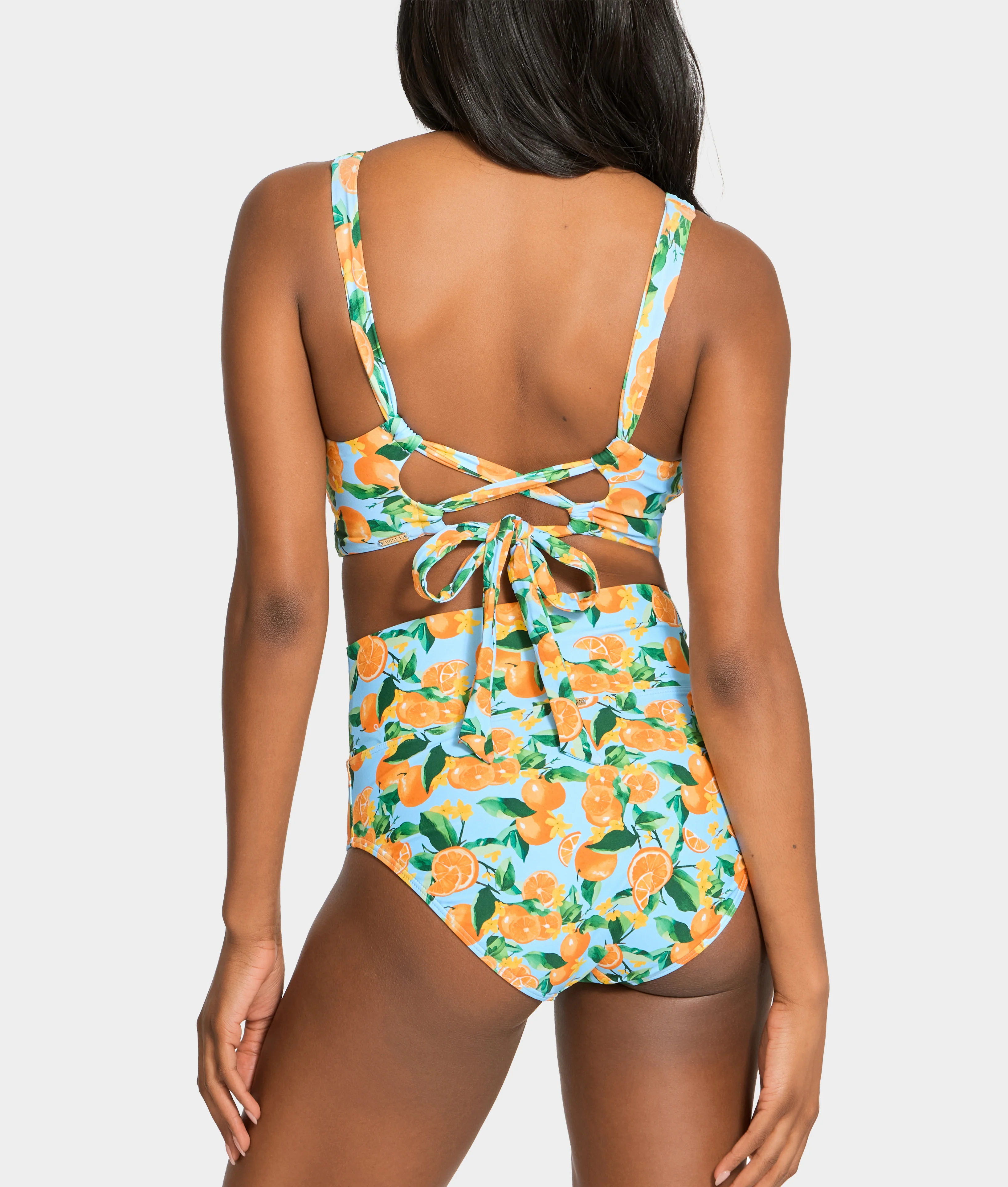 Hannah Fold-Over High-Waist Bikini Bottom - Image 121