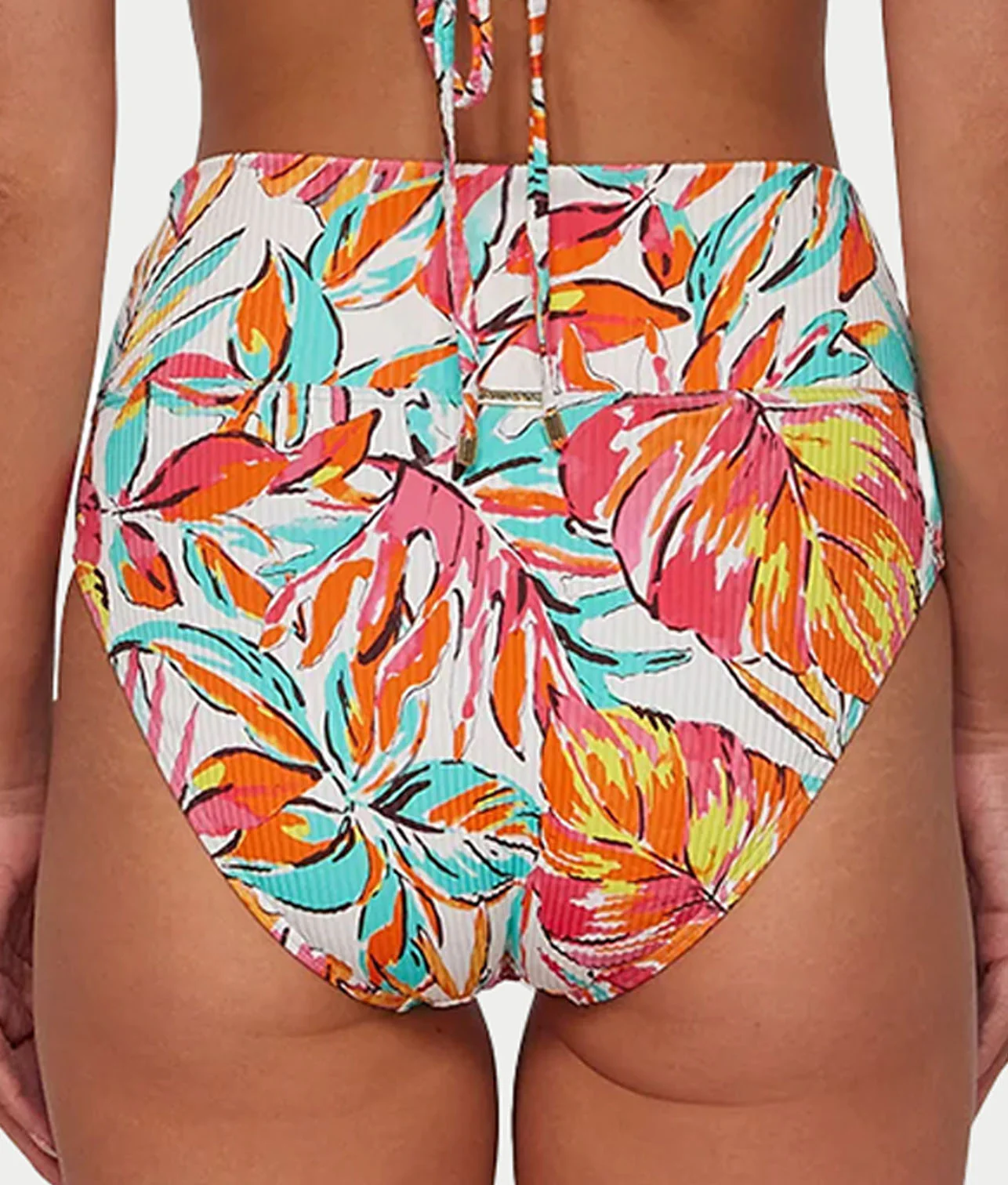 Hannah Fold-Over High-Waist Bikini Bottom - Image 132