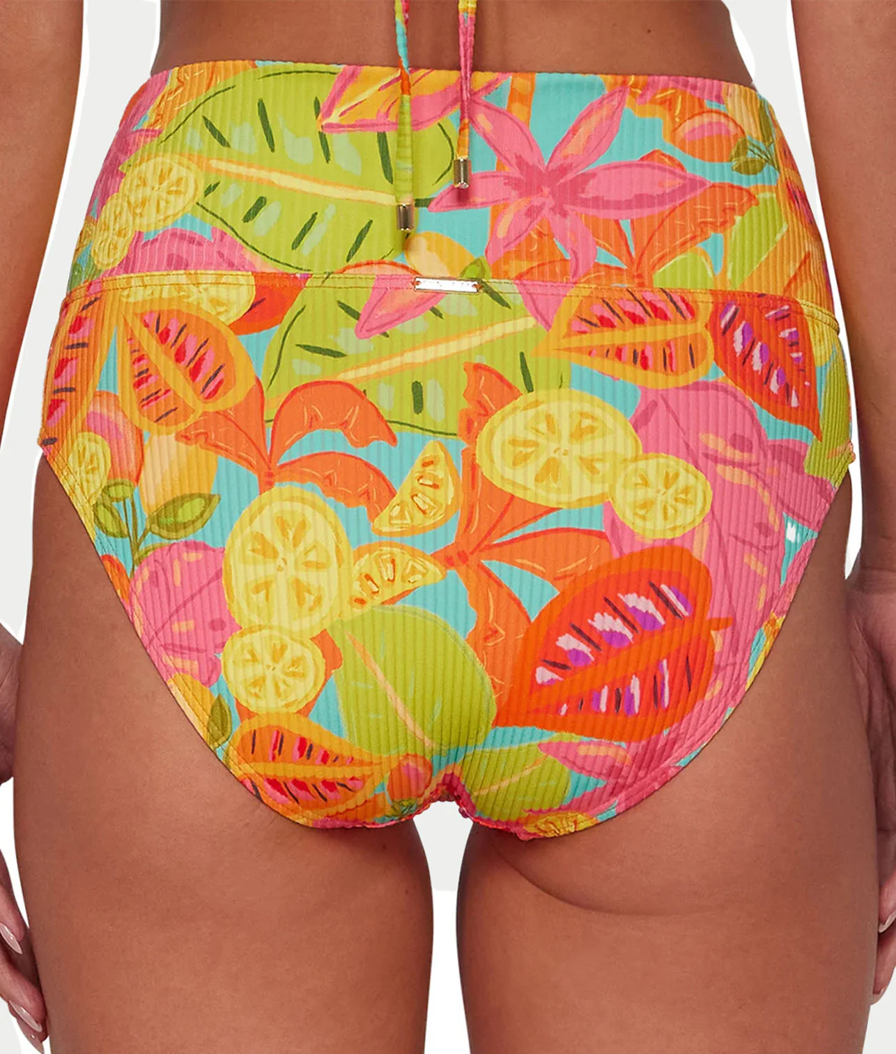 Hannah Fold-Over High-Waist Bikini Bottom - Image 137