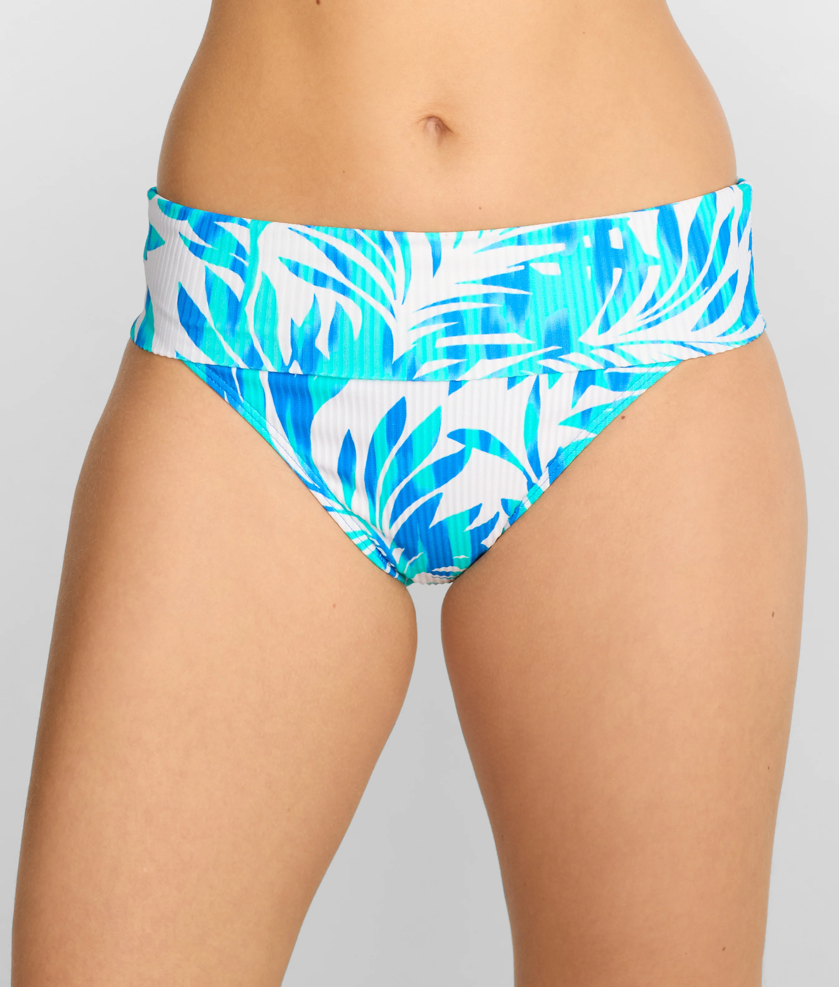 Hannah Fold-Over High-Waist Bikini Bottom - Image 152