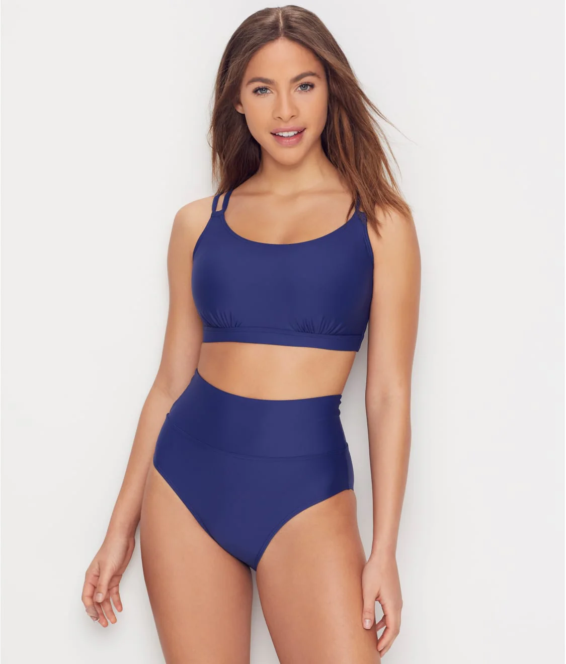 Hannah Fold-Over High-Waist Bikini Bottom - Image 48