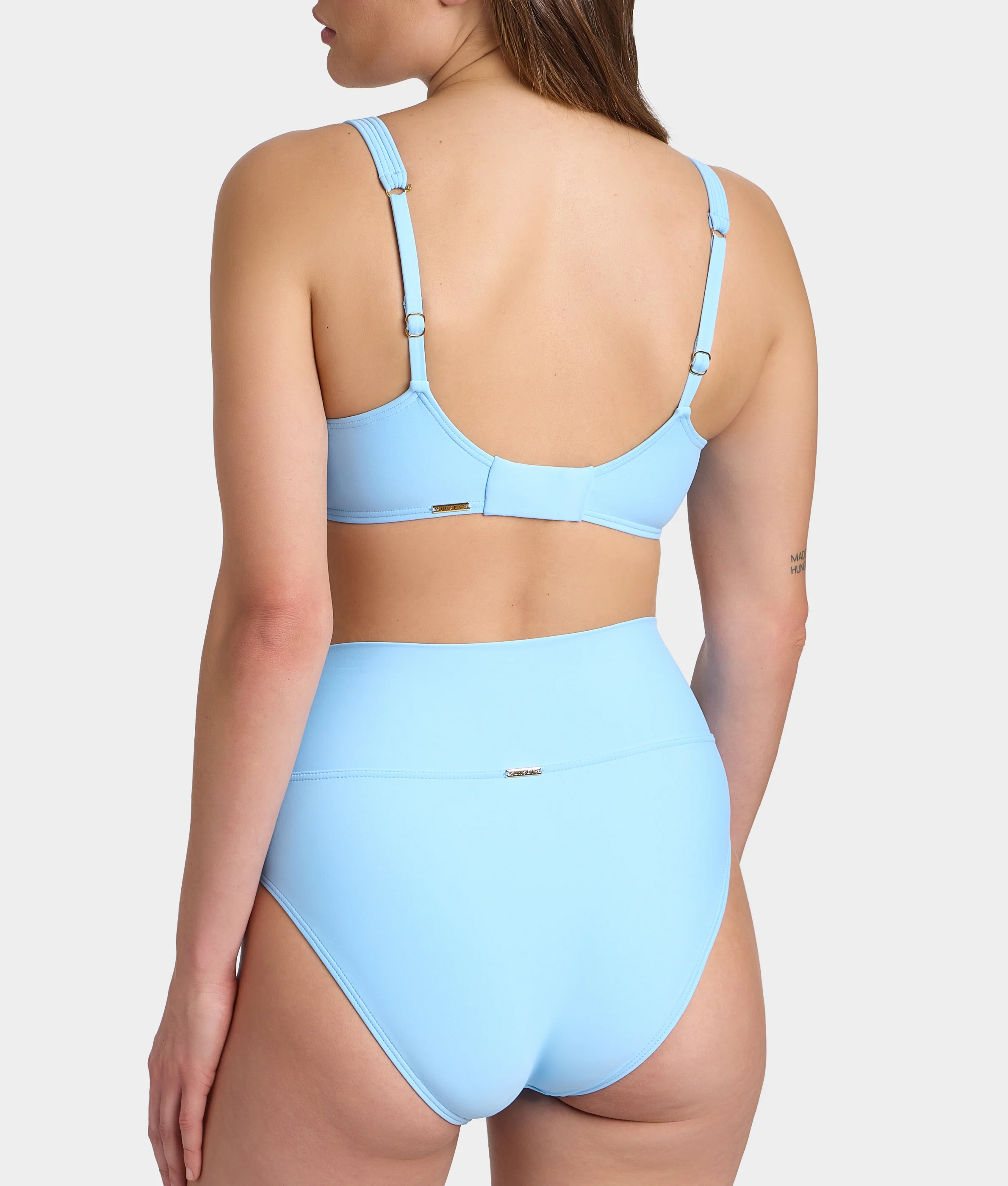 Hannah Fold-Over High-Waist Bikini Bottom - Image 85