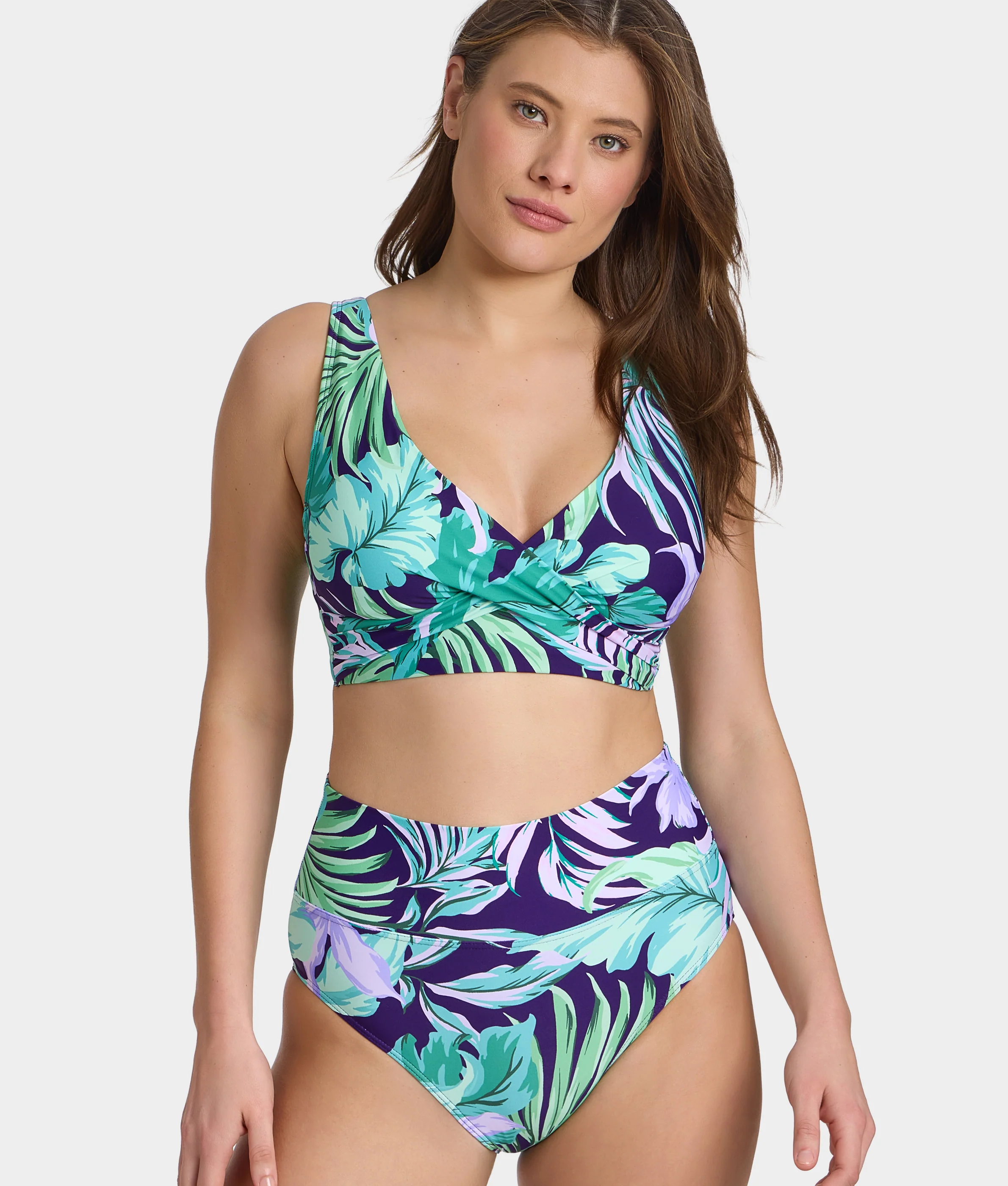 Hannah Fold-Over High-Waist Bikini Bottom - Image 90