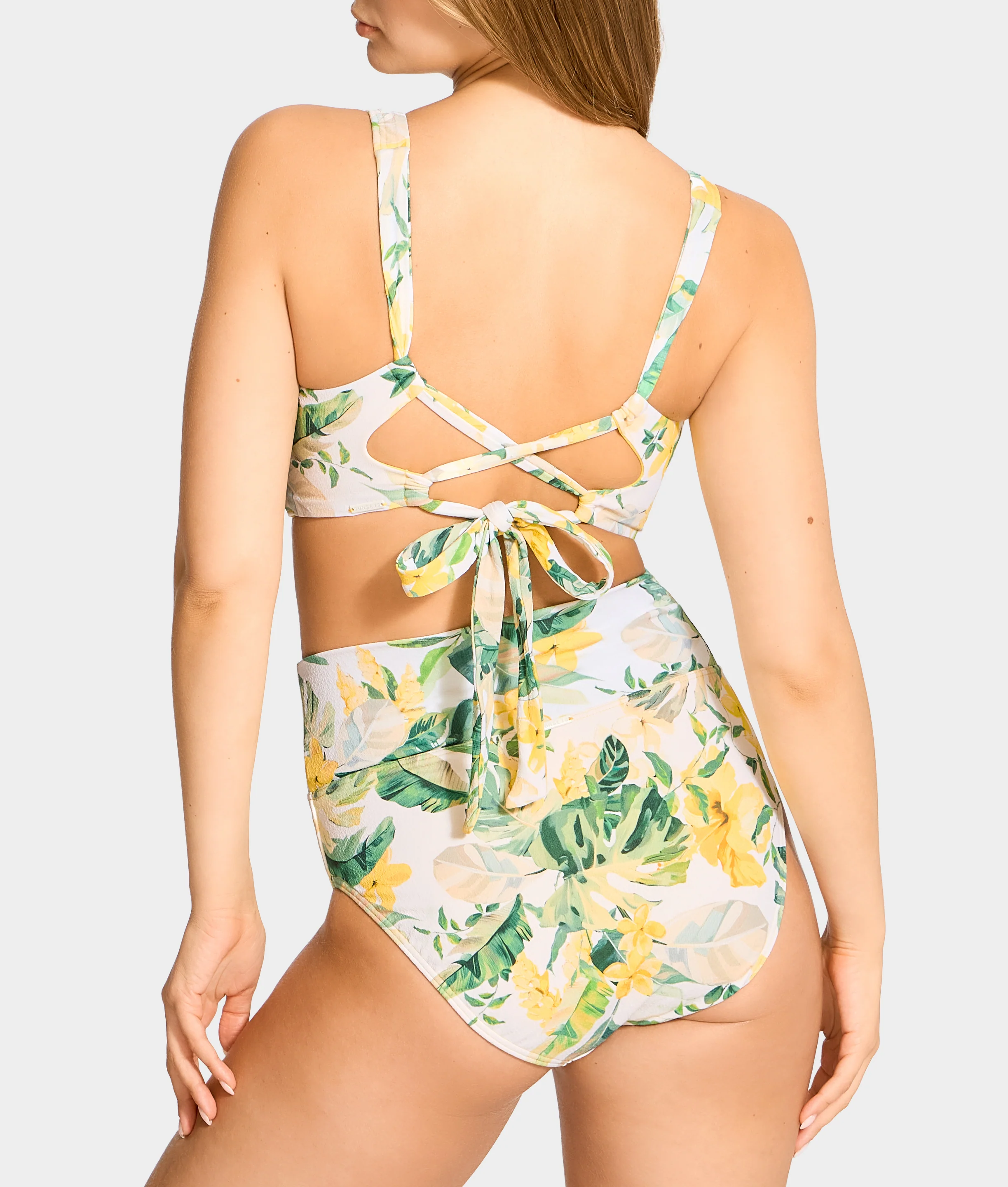 Hannah Fold-Over High-Waist Bikini Bottom - Image 98