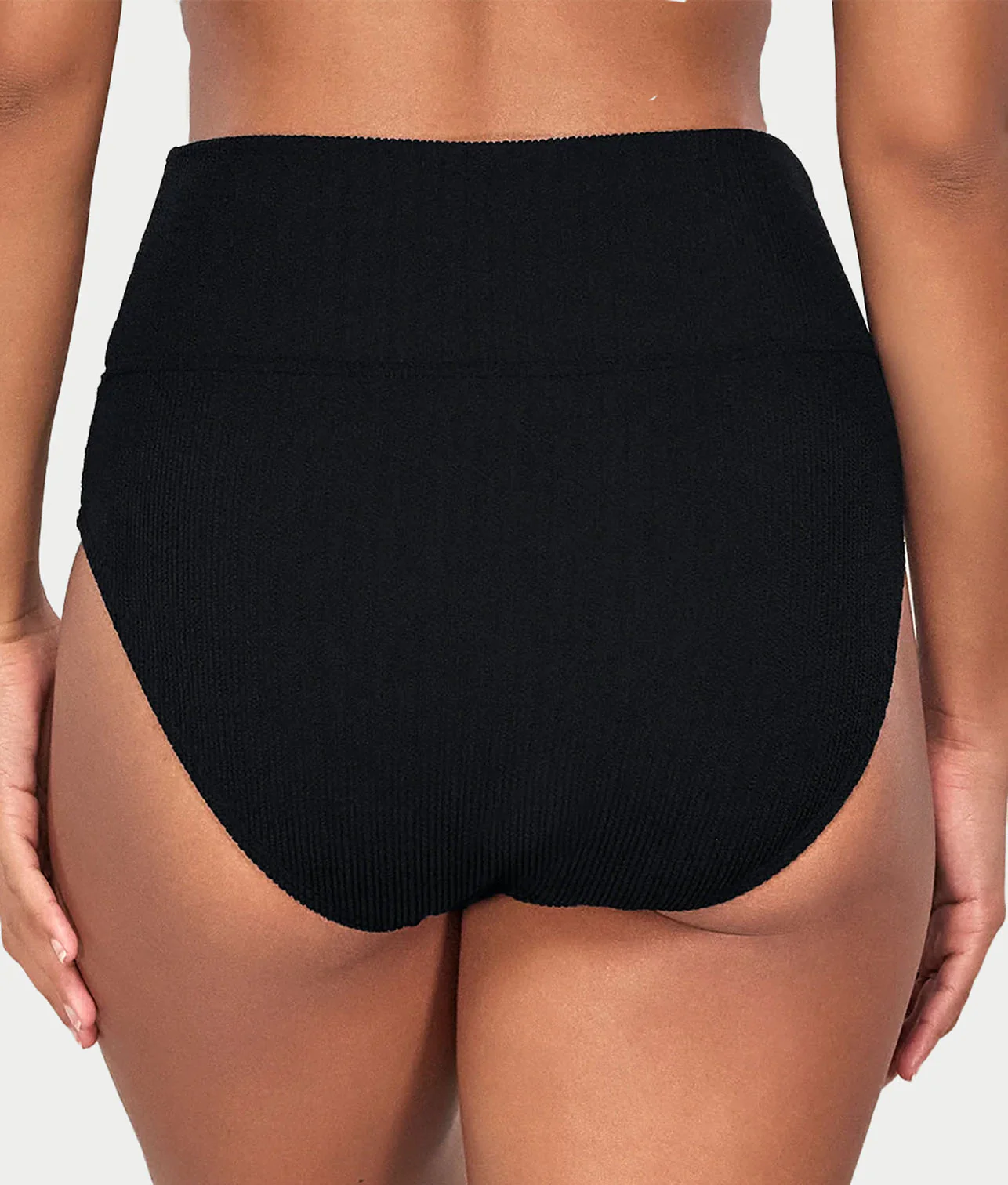 Pacifica Hannah Fold-Over High-Waist Bikini Bottom - Image 5