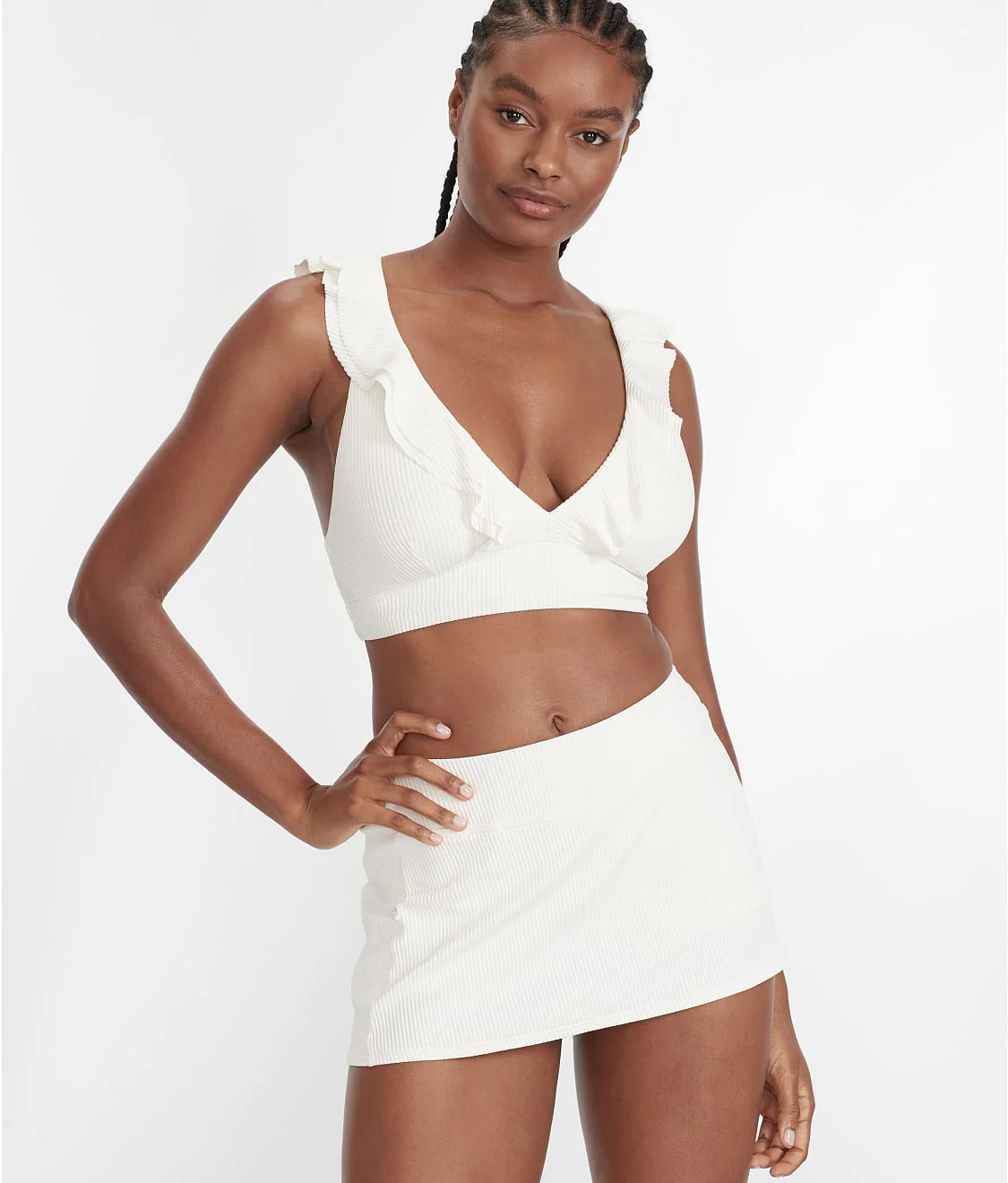 Sporty Skirted Bikini Bottom - Image 48