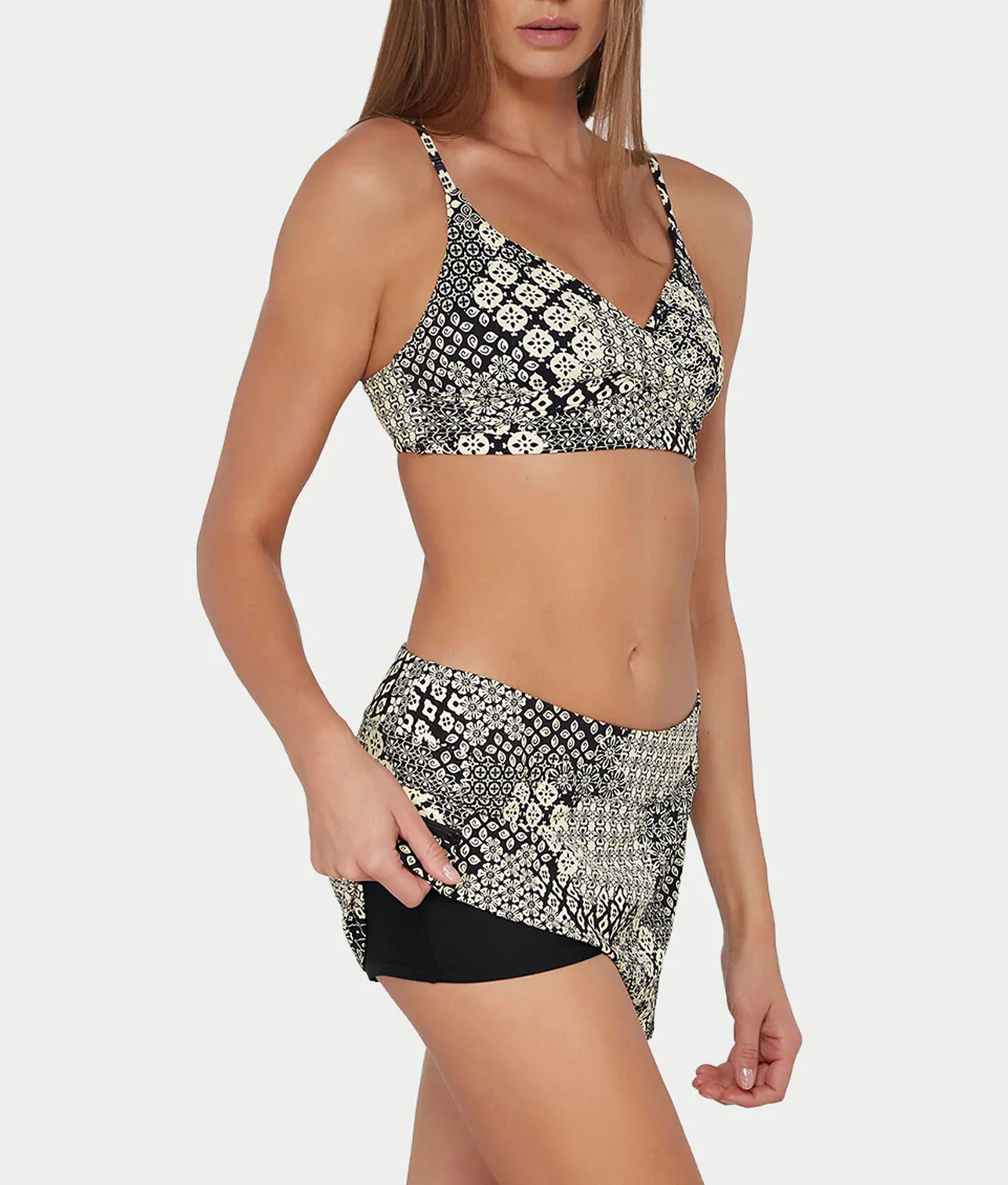 Sporty Skirted Bikini Bottom - Image 85