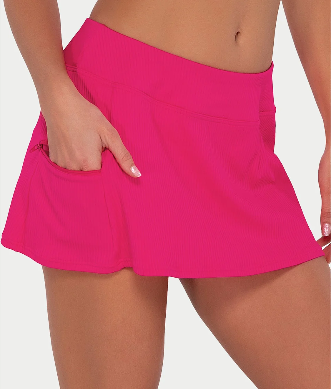 Sporty Skirted Bikini Bottom - Image 90