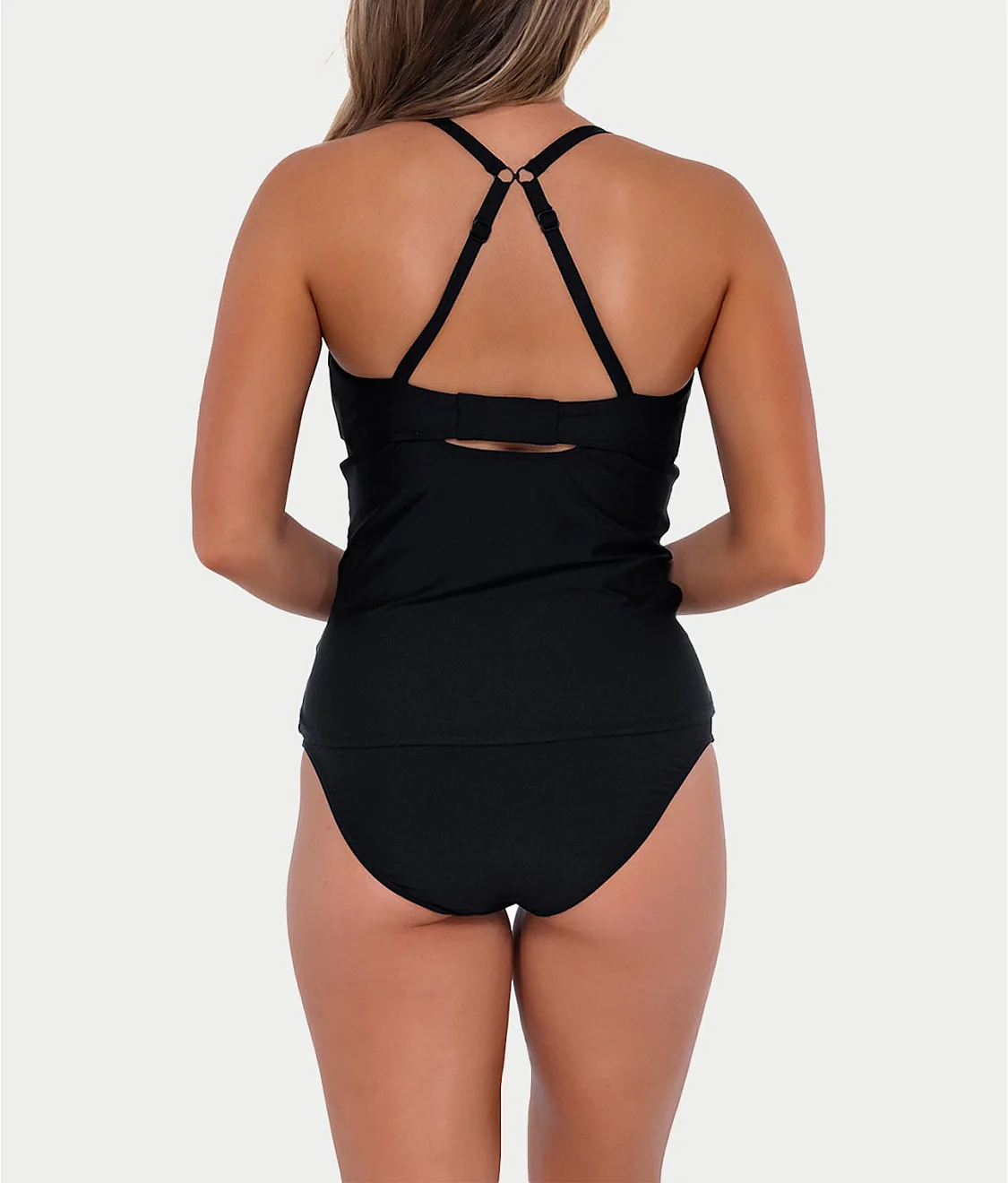 Zuri V-Wire Underwire Tankini Top - Image 2