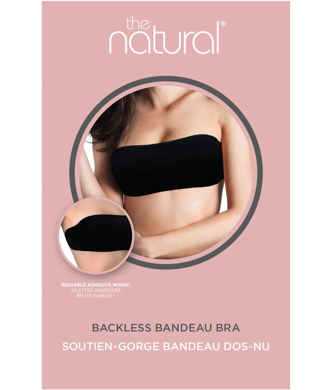 Backless Bandeau Wing Bra - Image 2