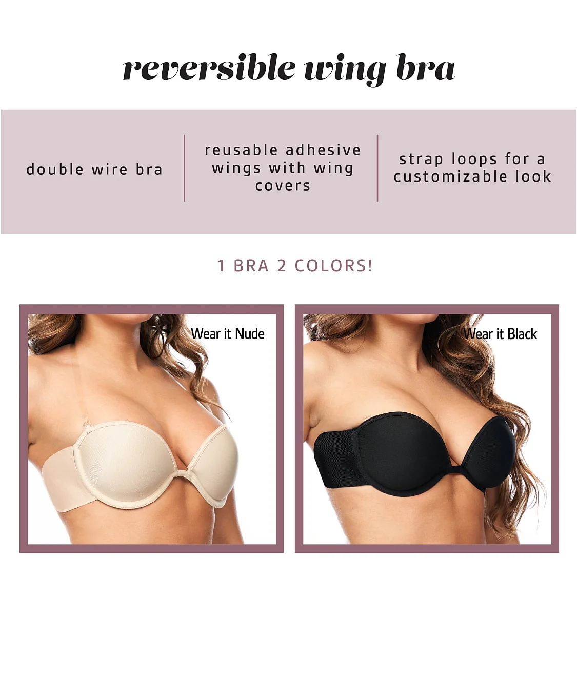 Reversible Wing Bra - Image 7