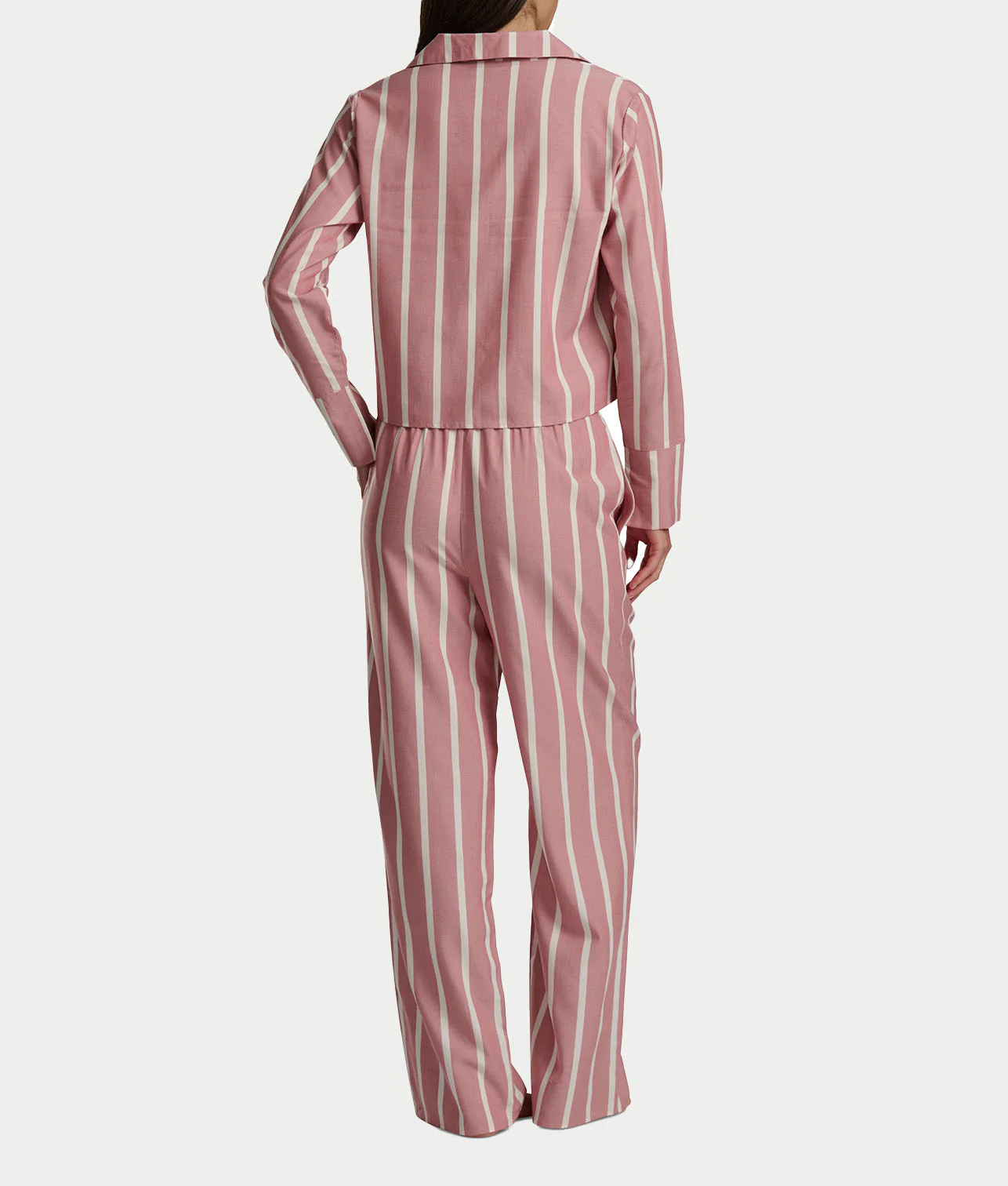 Woven Top & High-Waist Pant Set - Image 2