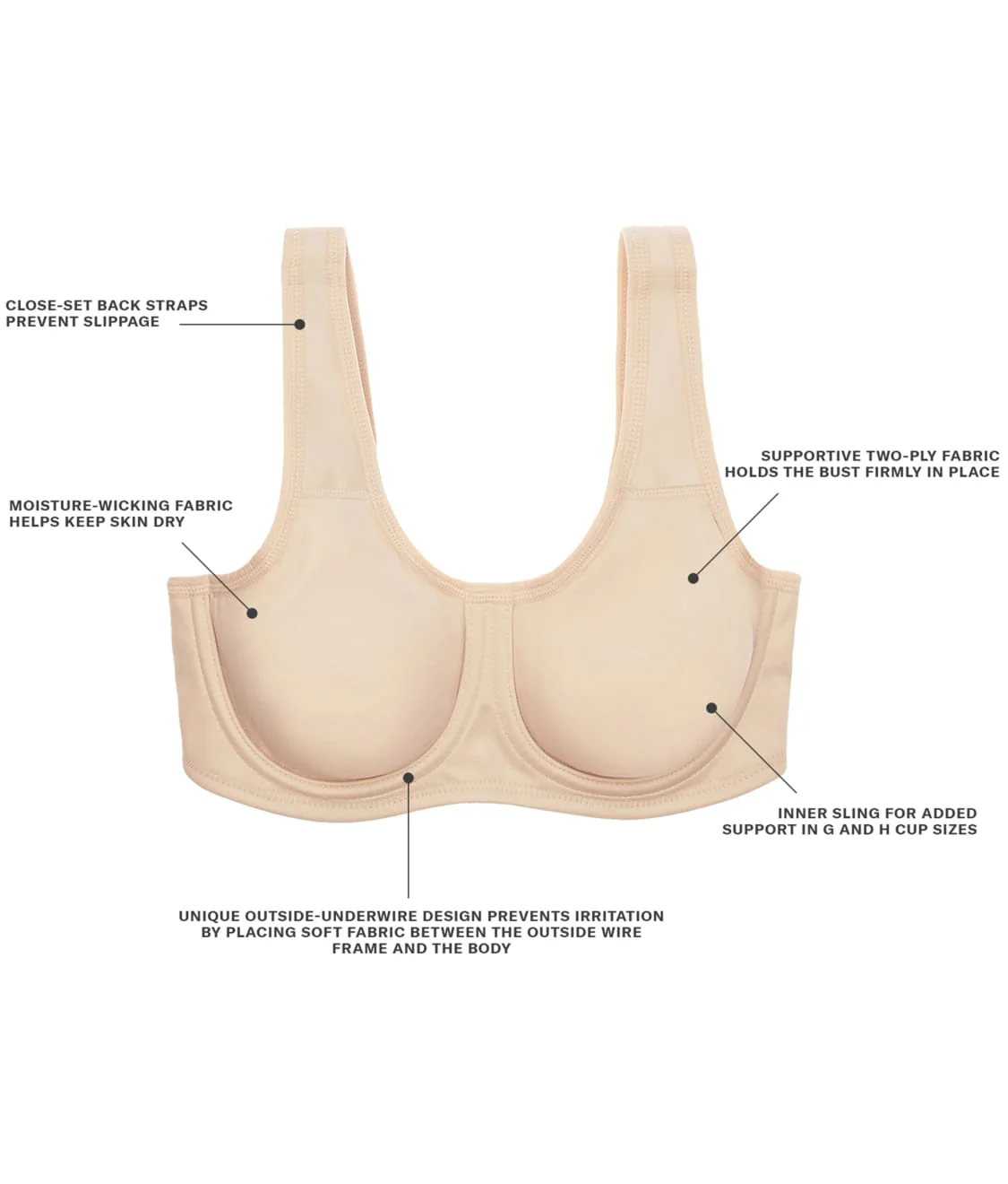 Simone Underwire Sports Bra - Image 81