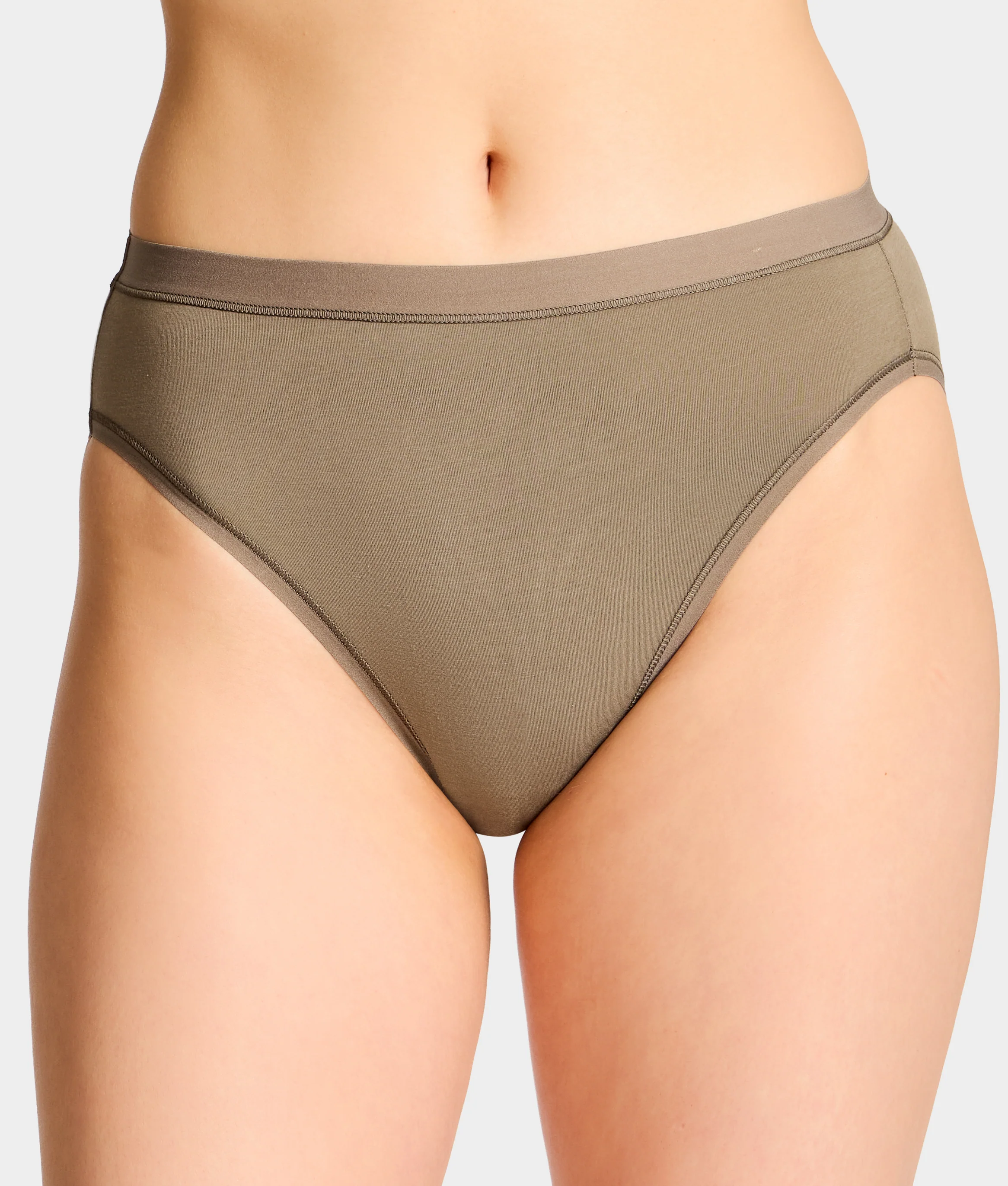 Understated Cotton Hi-Cut Brief - Image 3